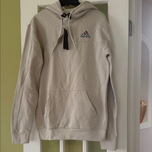 Adidas Men's Beige Hoodie
